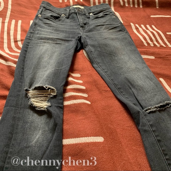 NWOT Madewell Size 24 High Riser Skinny Jeans - Picture 2 of 6